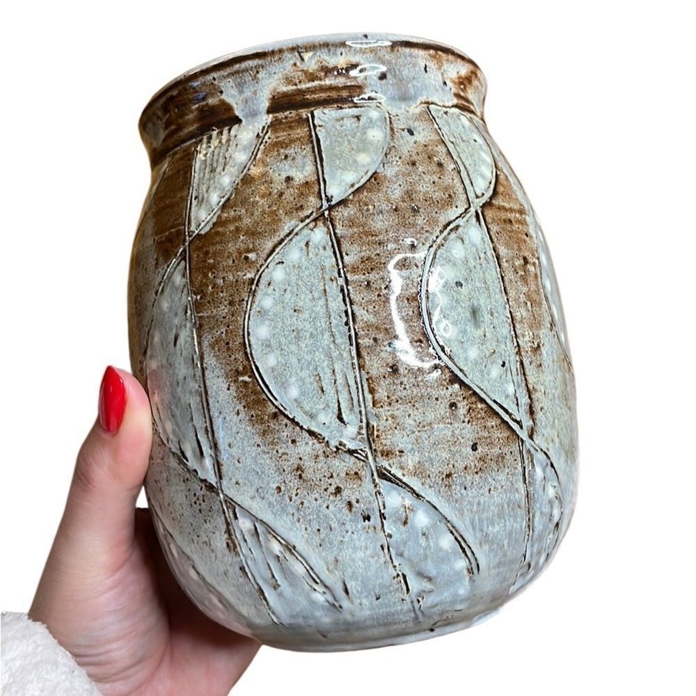 Vintage MCM Earthenware Hastings Vase